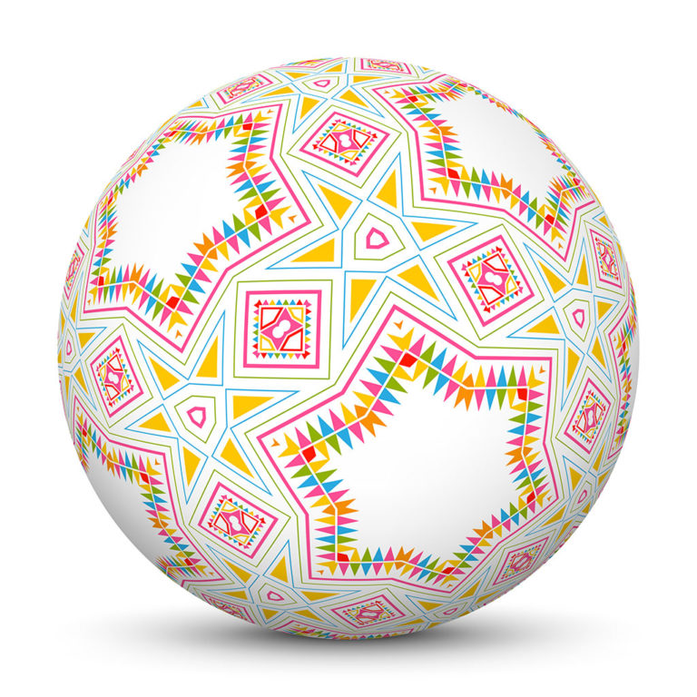 White Sphere with Graph Paper (Quad Paper) and Math Formulas (Signs and ...