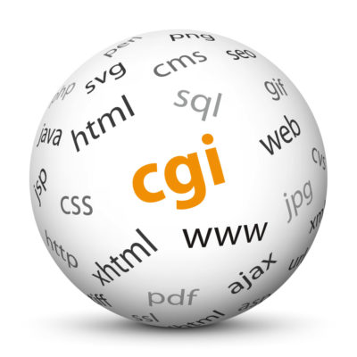 White Sphere with Tag-Cloud / Word-Cloud! Acronym: "cgi"