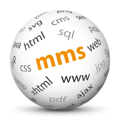 White Sphere with Tag-Cloud / Word-Cloud! Acronym: "mms"