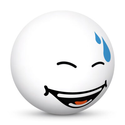 Laughing Face With Sweat - 3D-Emoji 6/6 - 1024x1024px - Free Download Version