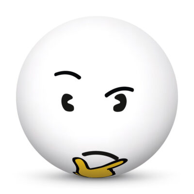 Thoughtful Thinking - 3D-Emoji 3/6 - 1024x1024px - Free Download Version