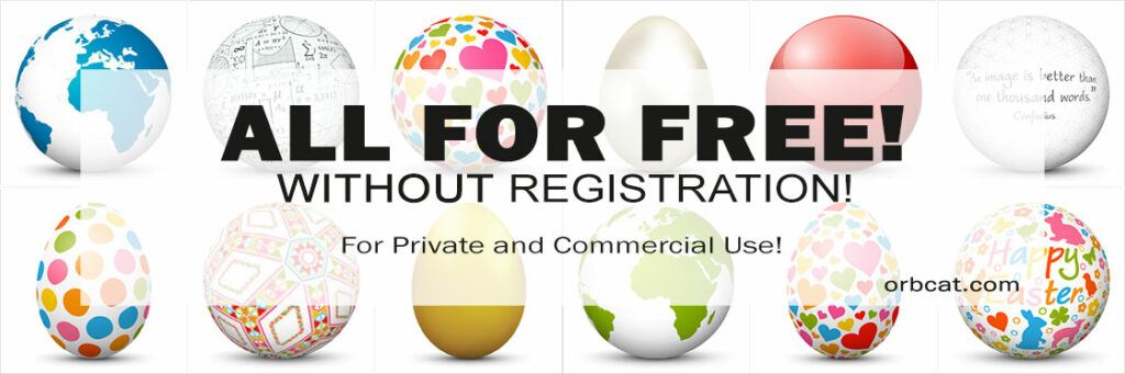 ALL Downloads For FREE! 3D Spheres, Eggs and Orbs - WITHOUT Registration -